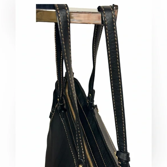 Lauren Ralph Lauren Sheldon Leather Tote Black - Picture 8 of 16